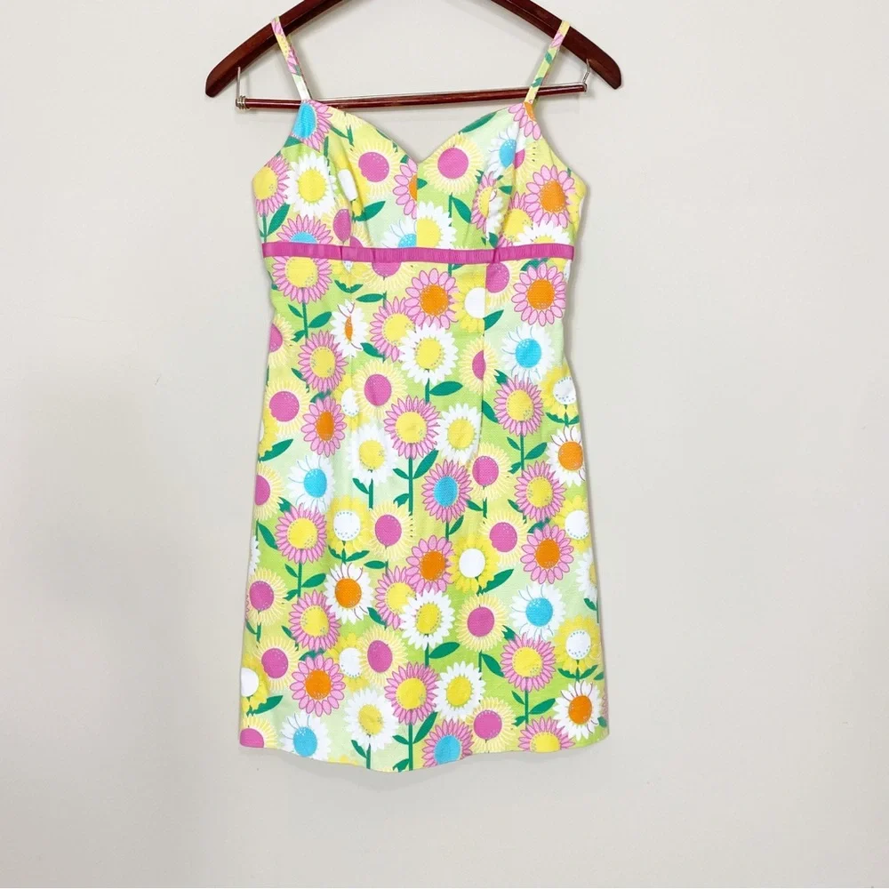 Lilly Pulitzer Retro Dress Derby Dress Christmas Holiday Sleeveless Dress Size 2 - Picture 3 of 10